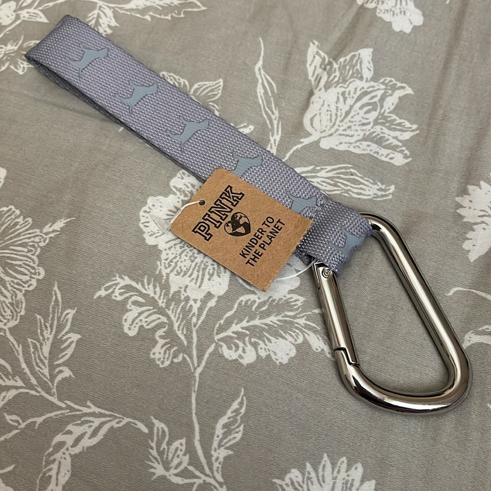 PINK wristlet keychain